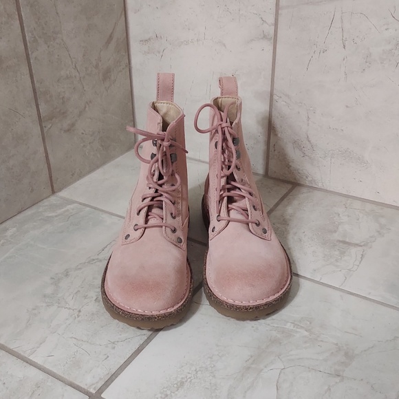 Birkenstock Bryson pink suede combat boot size 36 - Picture 4 of 6